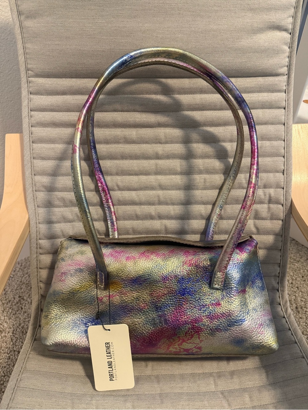 Portland Leather Goods - Amelie Shoulder Bag - Aurora 🦄 NWT